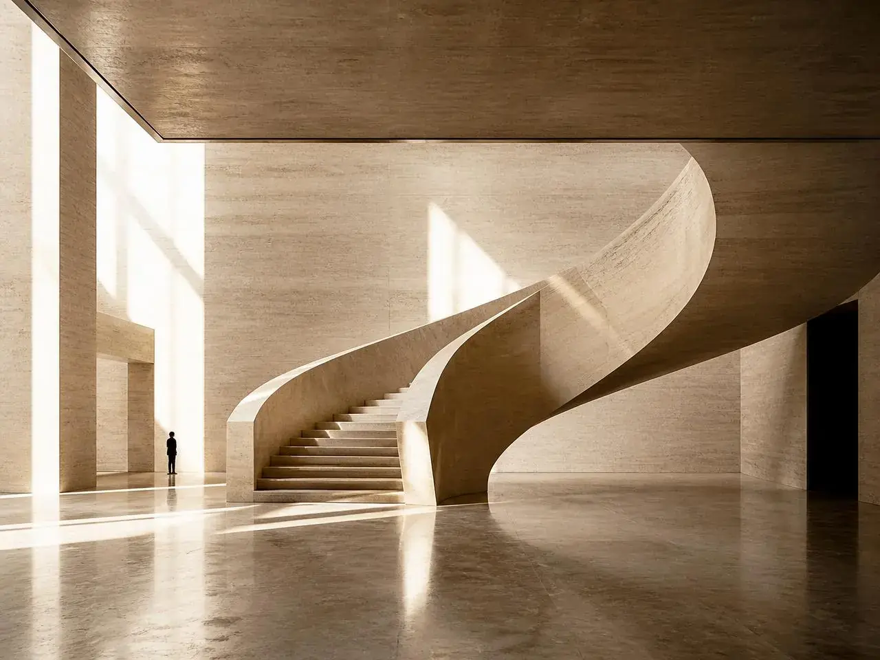 Spuke product studio, arched interior