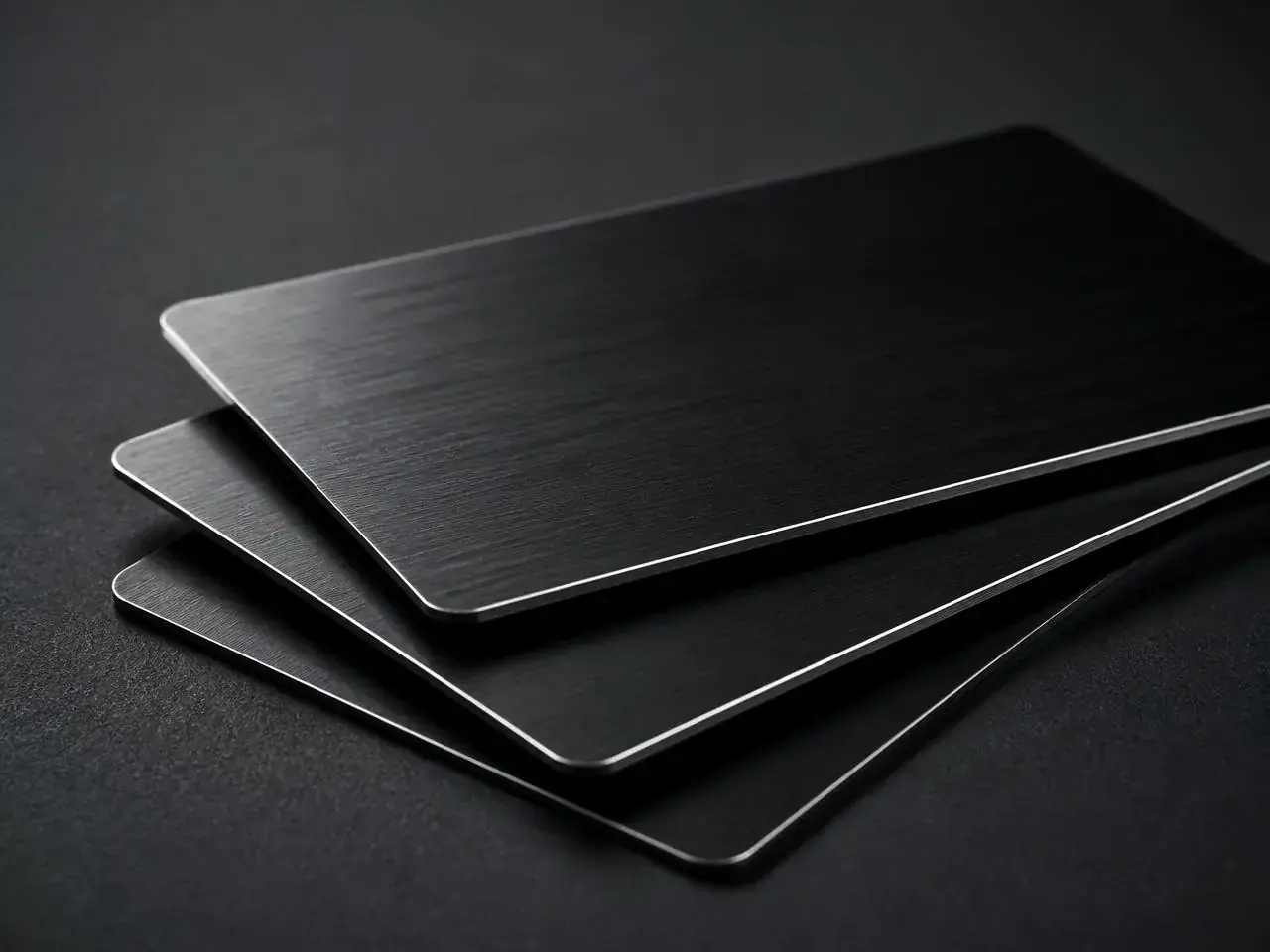 Macro detail of a business card surface